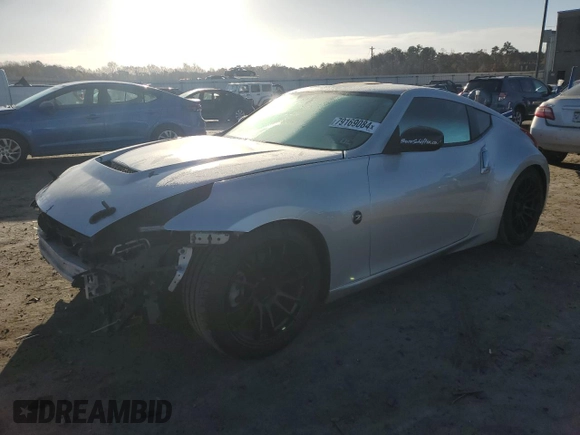 2017 Nissan 370Z Touring with VIN JN1AZ4EH8HM955068, listed as a Copart auction lot 79169084 with 118,830 mi miles and Salvage Title. Bid and sale history available at carsss.com. Image 1.