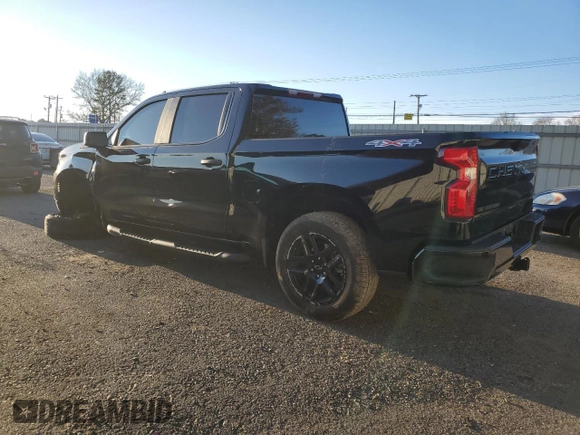 2022 Chevrolet Silverado 1500 Custom with VIN 1GCPDBEK9NZ524775, listed as a Copart auction lot 41422045 with 23,819 mi miles and Salvage Title. Bid and sale history available at carsss.com. Image 2.