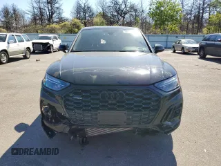 2023 Audi Q5 Sportback S line Premium Plus with VIN WA15AAFY6P2089295, listed as a Copart auction lot 55124535 with 16,884 mi miles and Salvage title. Bid and sale history available at DreamBid. Image 5.