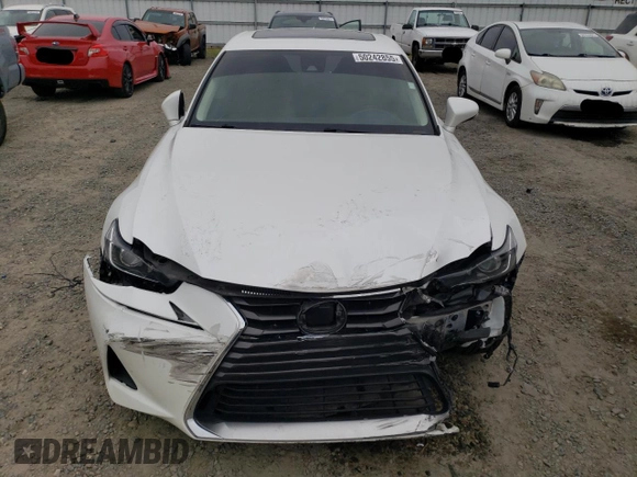 2017 Lexus IS with VIN JTHBA1D27H5049328, listed as a Copart auction lot 50242855 with 81,868 mi miles and Salvage Title. Bid and sale history available at carsss.com. Image 5.