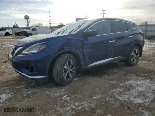 2020 Nissan Murano S with VIN 5N1AZ2AJ3LN112789, listed as a Copart auction lot 89358275 with 61,652 mi miles and Salvage Title. Bid and sale history available at carsss.com. Image 1.