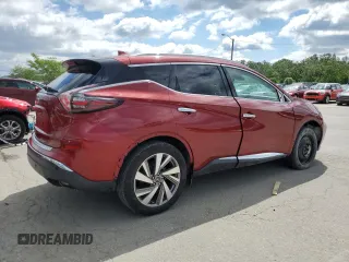 2020 Nissan Murano SL z VIN 5N1AZ2CJ1LN161311, wystawiony jako Copart lot #58058735 z przebiegiem 59 446 mil mil oraz Szkoda całkowita • Salvage title. Historia ofert i sprzedaży dostępna na DreamBid. Obrazek 3.
