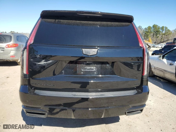 2021 Cadillac Escalade Sport Platinum with VIN 1GYS4GKL6MR380454, listed as a Copart auction lot 41435704 with 41,875 mi miles and Salvage Title. Bid and sale history available at carsss.com. Image 6.