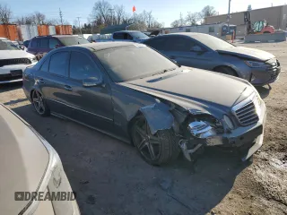 2007 Mercedes-Benz E 63 AMG with VIN WDBUF77X87B082522, listed as a Copart auction lot 42189345 with 78,835 mi miles and Salvage Title. Bid and sale history available at carsss.com. Image 4.