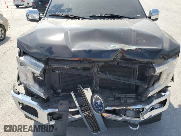 2019 Ford F-150 XL with VIN 1FTEW1E42KFC94989, listed as a Copart auction lot 48256705 with 108,120 mi miles and Salvage Title. Bid and sale history available at carsss.com. Image 13.