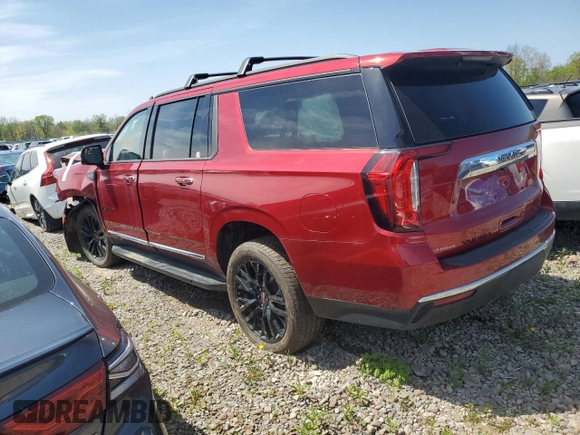 2023 GMC Yukon XL SLT z VIN 1GKS2GKD7PR499188, wystawiony jako Copart lot #54093875 z przebiegiem 32 387 mil mil oraz Szkoda całkowita • Salvage title. Historia ofert i sprzedaży dostępna na DreamBid. Obrazek 2.