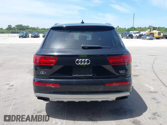 2017 Audi Q7 Premium Plus with VIN WA1LAAF75HD012700, listed as a IAAI auction lot 42696758 with 140,093 mi miles and . Bid and sale history available at DreamBid. Image 16.
