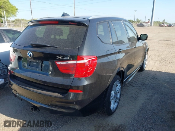 2014 BMW X3 xDrive35i with VIN 5UXWX7C56E0E81340, listed as a IAAI auction lot 41982449 with 148,415 mi miles and . Bid and sale history available at DreamBid. Image 4.