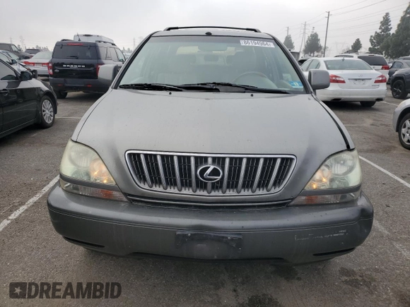 2002 Lexus RX 300 with VIN JTJHF10U020261381, listed as a Copart auction lot 86194964 with 152,403 mi miles and Salvage Title. Bid and sale history available at DreamBid. Image 5.