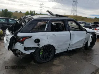 2019 Land Rover Range Rover Sport SVR with VIN SALWZ2SE7KA837743, listed as a Copart auction lot 71021264 with Not Provided miles and Salvage Title. Bid and sale history available at DreamBid. Image 3.