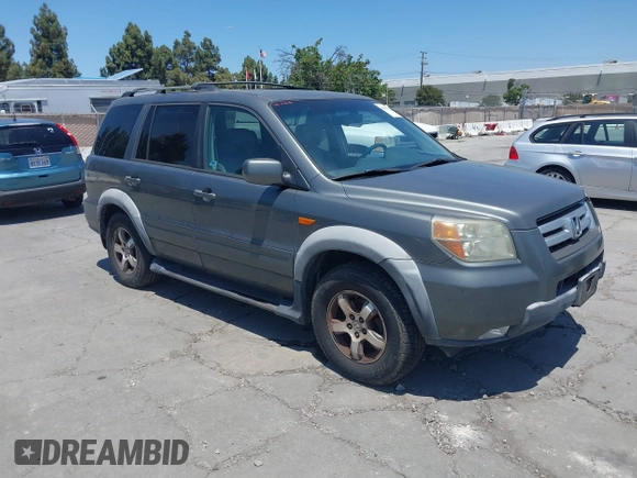 2007 Honda Pilot EX-L with VIN 5FNYF18587B015655, listed as a IAAI auction lot 42485193 with 293,684 mi miles and . Bid and sale history available at DreamBid. Image 1.