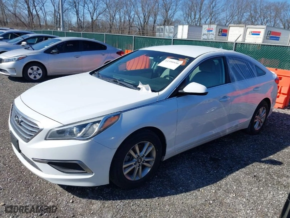 2017 Hyundai Sonata SE with VIN 5NPE24AFXHH532624, listed as a IAAI auction lot 41390936 with 117,254 mi miles. Bid and sale history available at carsss.com. Image 2.