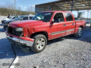 2006 Chevrolet Silverado 1500 LS with VIN 2GCEK13V961274534, listed as a Copart auction lot 45890885 with 252,393 mi miles and Salvage Title. Bid and sale history available at carsss.com. Image 1.