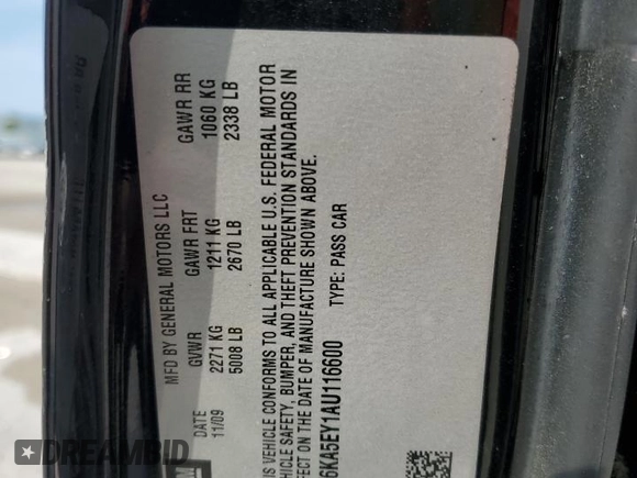 2010 Cadillac DTS 1SA z VIN 1G6KA5EY1AU116600, wystawiony jako Copart lot #71453974 z przebiegiem 111 626 mil mil oraz Szkoda całkowita • Salvage title. Historia ofert i sprzedaży dostępna na DreamBid. Obrazek 14.