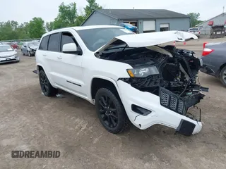 2018 Jeep Grand Cherokee Altitude with VIN 1C4RJFAGXJC357320, listed as a IAAI auction lot 42388931 with 92,682 mi miles and . Bid and sale history available at DreamBid. Image 1.