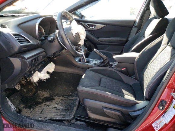 2017 Subaru Impreza Sport with VIN 4S3GTAK66H1725802, listed as a Copart auction lot 42935115 with 50,588 mi miles and Salvage Title. Bid and sale history available at carsss.com. Image 7.
