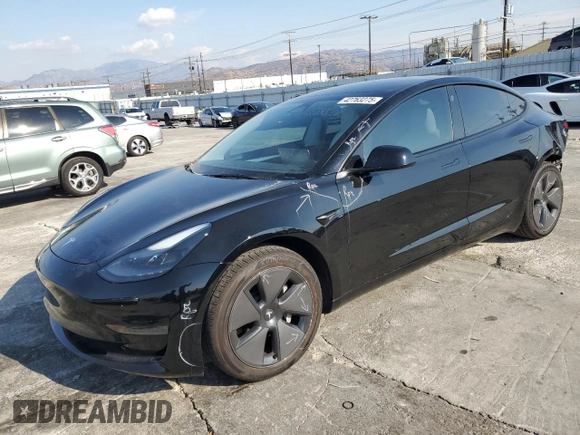 2023 Tesla Model 3 z VIN 5YJ3E1EA0PF646866, wystawiony jako Copart lot #42763275 z przebiegiem 24 382 mil mil oraz Szkoda całkowita • Salvage title. Historia ofert i sprzedaży dostępna na DreamBid. Obrazek 1.