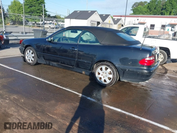 2003 Mercedes-Benz CLK 320 with VIN WDBLK65G63T131225, listed as a IAAI auction lot 42060339 with 162,918 mi miles and . Bid and sale history available at DreamBid. Image 3.
