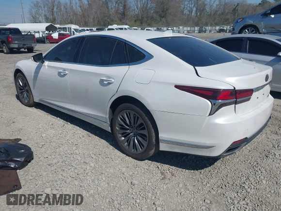 2018 Lexus LS with VIN JTHC51FF0J5001992, listed as a IAAI auction lot 41785989 with 53,957 mi miles. Bid and sale history available at carsss.com. Image 3.