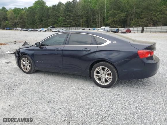 2014 Chevrolet Impala LT with VIN 2G1115SL7E9179844, listed as a Copart auction lot 53845535 with 147,726 mi miles and Clean Title. Bid and sale history available at carsss.com. Image 2.