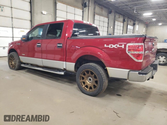 2012 Ford F-150 XL with VIN 1FTFW1ET4CKD48913, listed as a Copart auction lot 52387655 with 136,379 mi miles and Clean title. Bid and sale history available at DreamBid. Image 2.
