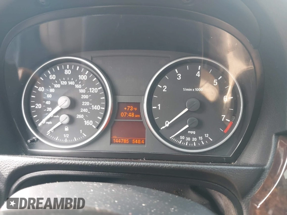 2007 BMW 3 Series 328i with VIN WBAVA37517NL12716, listed as a IAAI auction lot 42480313 with 144,785 mi miles and . Bid and sale history available at DreamBid. Image 7.