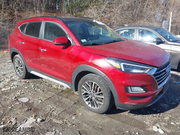 2021 Hyundai Tucson Sport with VIN KM8J3CAL2MU381656, listed as a IAAI auction lot 41460516 with 132,376 mi miles. Bid and sale history available at carsss.com. Image 1.