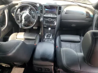 2015 Infiniti QX70 with VIN JN8CS1MU9FM380312, listed as a Copart auction lot 54104005 with 100,678 mi miles and Salvage Title. Bid and sale history available at DreamBid. Image 8.
