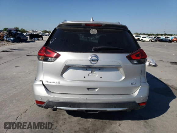 2019 Nissan Rogue SV with VIN KNMAT2MTXKP537481, listed as a Copart auction lot 52899245 with 0 mi miles and Clean Title. Bid and sale history available at carsss.com. Image 6.