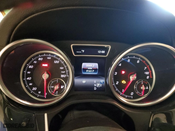 2018 Mercedes-Benz GLE with VIN 4JGDA5HB8JB160811, listed as a Copart auction lot 87451694 with 91,617 mi miles and Salvage Title. Bid and sale history available at carsss.com. Image 9.