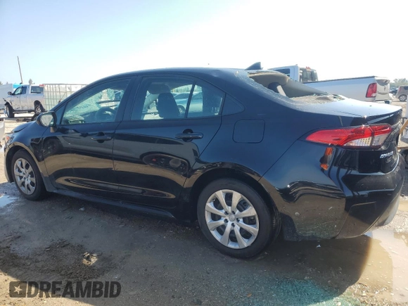2023 Toyota Corolla LE with VIN 5YFB4MDE2PP024200, listed as a Copart auction lot 49831725 with 25,698 mi miles and Salvage Title. Bid and sale history available at DreamBid. Image 2.