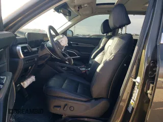 2024 Kia Telluride EX X-Line with VIN 5XYP3DGC4RG452246, listed as a Copart auction lot 50461355 with 16,229 mi miles and Salvage title. Bid and sale history available at DreamBid. Image 7.