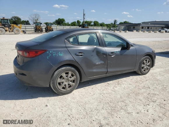 2014 Mazda Mazda3 i Sport with VIN JM1BM1U78E1187192, listed as a Copart auction lot 52814705 with 207,200 mi miles and Salvage Title. Bid and sale history available at carsss.com. Image 3.
