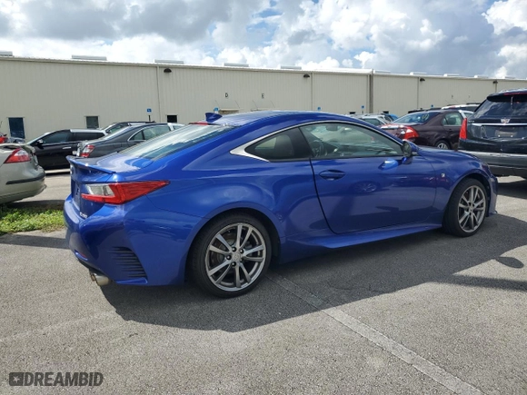2015 Lexus RC 350 with VIN JTHHE5BC7F5005473, listed as a Copart auction lot 73991844 with 0 mi miles and Non Repairable. Bid and sale history available at carsss.com. Image 3.