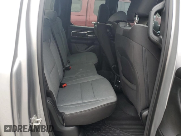 2023 Ram 1500 Big Horn with VIN 1C6RREBG2PN585964, listed as a Copart auction lot 67345154 with 18,974 mi miles and Salvage Title. Bid and sale history available at carsss.com. Image 10.