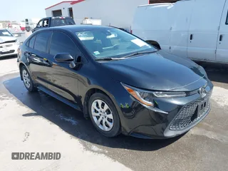 2022 Toyota Corolla LE with VIN JTDEPMAE4NJ210119, listed as a IAAI auction lot 41816013 with 50,431 mi miles. Bid and sale history available at carsss.com. Image 1.