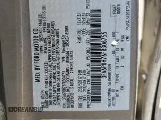 2015 Ford Fusion SE with VIN 3FA6P0H76FR306755, listed as a Copart auction lot 50577215 with 143,100 mi miles and Salvage Title. Bid and sale history available at DreamBid. Image 12.