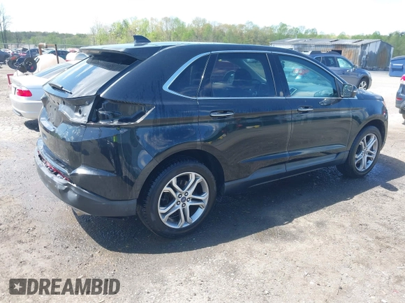 2015 Ford Edge Titanium with VIN 2FMTK4K92FBB42637, listed as a IAAI auction lot 41968659 with 99,667 mi miles. Bid and sale history available at carsss.com. Image 4.