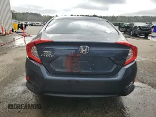 2017 Honda Civic LX with VIN 19XFC2F53HE033738, listed as a Copart auction lot 51534615 with 129,960 mi miles and Salvage Title. Bid and sale history available at DreamBid. Image 6.