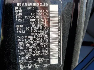 2014 Nissan Juke SV with VIN JN8AF5MR0ET355009, listed as a Copart auction lot 47215825 with 105,129 mi miles and Salvage Title. Bid and sale history available at carsss.com. Image 14.