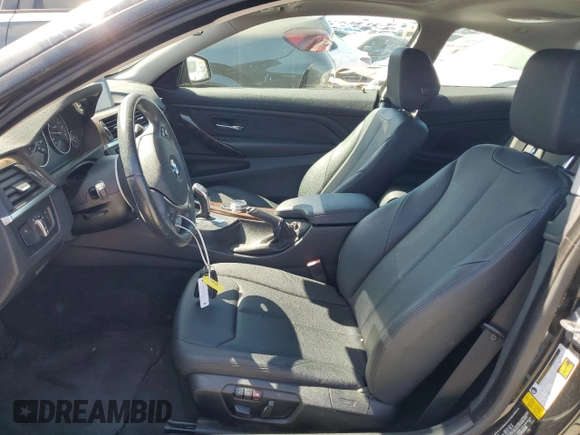 2014 BMW 4 Series 428i with VIN WBA3N7C55EF719986, listed as a Copart auction lot 56692685 with 74,377 mi miles and Salvage title. Bid and sale history available at DreamBid. Image 7.