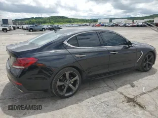 2019 Genesis G70 Advanced with VIN KMTG44LA0KU037450, listed as a Copart auction lot 56333775 with 55,434 mi miles and Clean title. Bid and sale history available at DreamBid. Image 3.