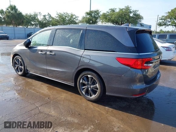 2023 Honda Odyssey Elite с VIN 5FNRL6H98PB017788, выставлен на аукционе IAAI как лот 42312586 с пробегом 16 208 миль миль и . История ставок и продаж доступна на DreamBid. Изображение 3.