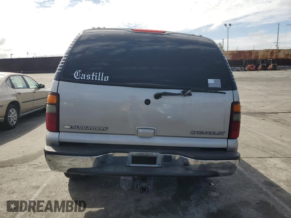 2004 Chevrolet Suburban LT with VIN 3GNEC16T34G267226, listed as a Copart auction lot 47104825 with 128,683 mi miles and Salvage Title. Bid and sale history available at carsss.com. Image 6.