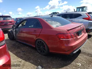 2016 Mercedes-Benz E-Class AMG E 63 S with VIN WDDHF7GB0GB216405, listed as a Copart auction lot 49683714 with 0 mi miles and Salvage Title. Bid and sale history available at carsss.com. Image 2.
