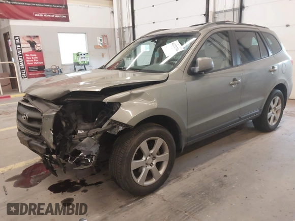 2009 Hyundai Santa Fe SE with VIN 5NMSH73EX9H233513, listed as a IAAI auction lot 42272756 with 155,262 mi miles and . Bid and sale history available at DreamBid. Image 6.