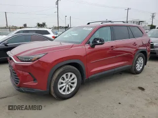 2024 Toyota Highlander XLE z VIN 5TDAAAA53RS008265, wystawiony jako Copart lot #59296655 z przebiegiem 20 080 mil mil oraz Szkoda całkowita • Salvage title. Historia ofert i sprzedaży dostępna na DreamBid. Obrazek 1.