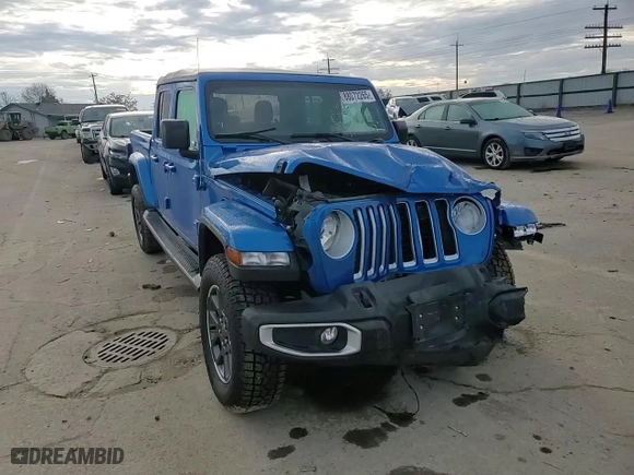 2023 Jeep Gladiator Overland with VIN 1C6HJTFG1PL515353, listed as a Copart auction lot 88072265 with 32,301 mi miles and Salvage Title. Bid and sale history available at carsss.com. Image 11.