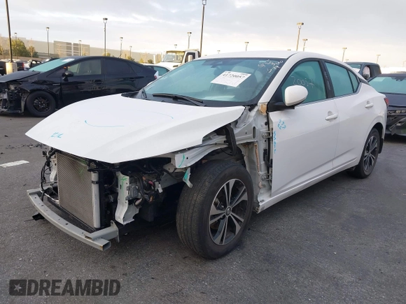 2021 Nissan Sentra SV with VIN 3N1AB8CV8MY324543, listed as a IAAI auction lot 41720057 with 39,381 mi miles and . Bid and sale history available at DreamBid. Image 18.
