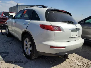 2004 Infiniti FX35 with VIN JNRAS08U24X107554, listed as a Copart auction lot 70528824 with 260,661 mi miles and Salvage Title. Bid and sale history available at carsss.com. Image 3.